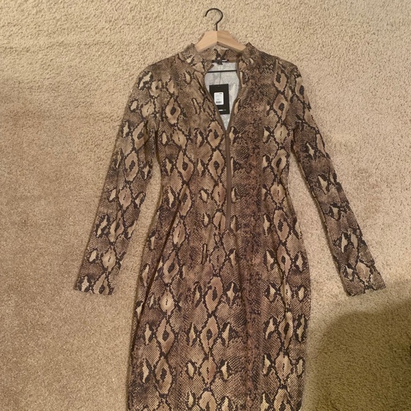 NWT! Fashion Nova - Fierce Mode Mesh Midi Dress - Picture 2 of 3